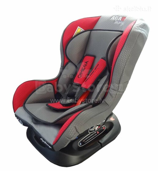 Aga Design Omega Art.N303 Red Bērnu autokrēsliņš no 0-18 kg
