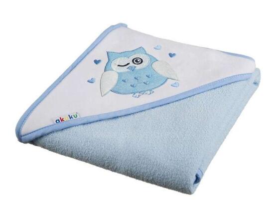 Akuku Sowka Art.A1235 Blue Baby towel (80x80 cm)