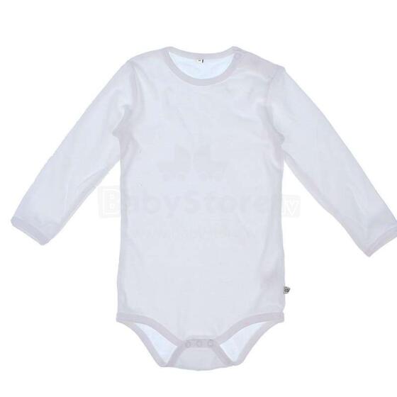 Pippi Art.1419-100 White Bērnu kokvilnas bodijs