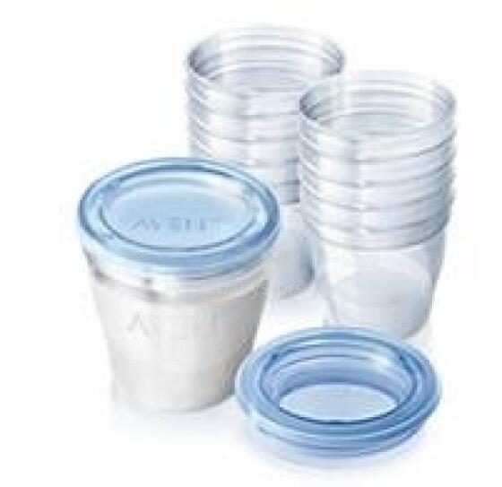 Phillips Avent VIA SCF 612/10 Набор контейнеров 10 шт. (180 мл.)