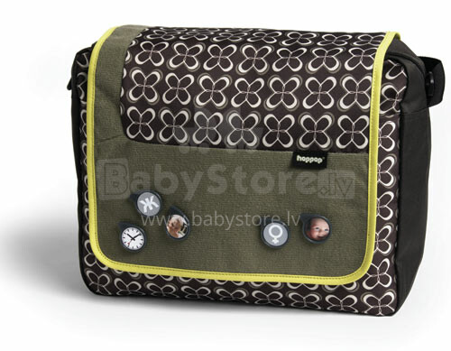 Tag Bag Latte Macchiato Модная сумка с прикрепляемыми значками Hoppop