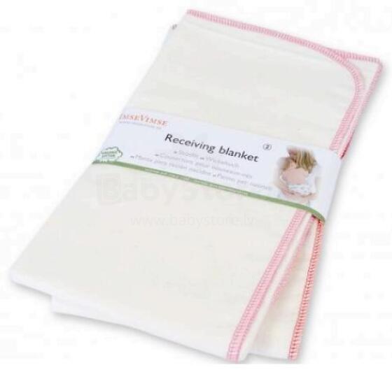 Bio-Flanel-Liners 2 psc. - Roze (Art.nr. 101210)