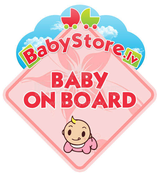 Baby On Board Наклейка для автомобиля