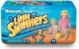 HUGGIES® Little Swimmers® M - специальные подгузники для маленьких плавцов