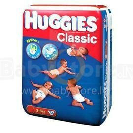 Huggies Classic JUMBO PACK 3  DIARERS