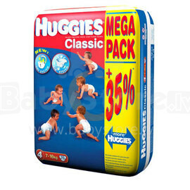 „Huggies Classic GIGA PACK“ 4 dydis