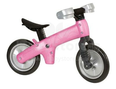Bellelli B-Bip- Bērnu skriešanas un balansēšanas velosipēds no plastmasas bez pedāļiem  pink
