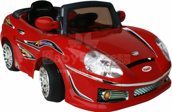„Arti 698R Roadster Red“ automobilis su akumuliatoriumi, nuotolinio valdymo pulteliu ir MP3