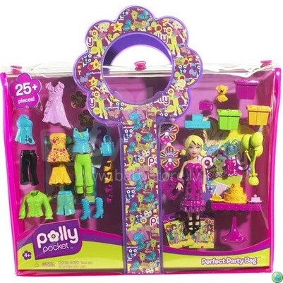 Mattel N4552-1 POLLY POCKET™ Party in a Bag кукла Полли-вечеринка в сумочке