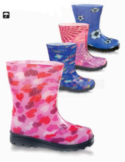Bērnu gumijas zabāki (gumijnieki) Lemigo 929 Pink (30-31 , 34-35)