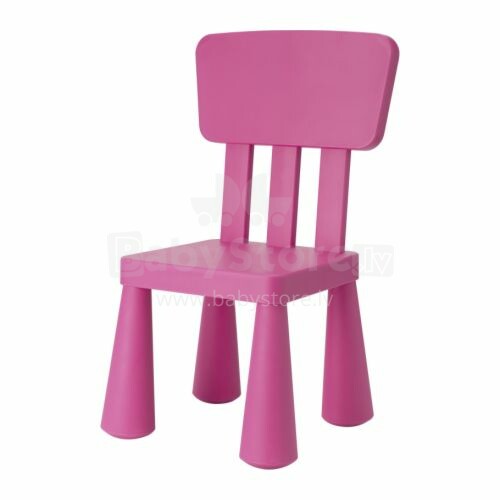 IKEA МАММУТ 001.686.45 Детский стул со спинкой