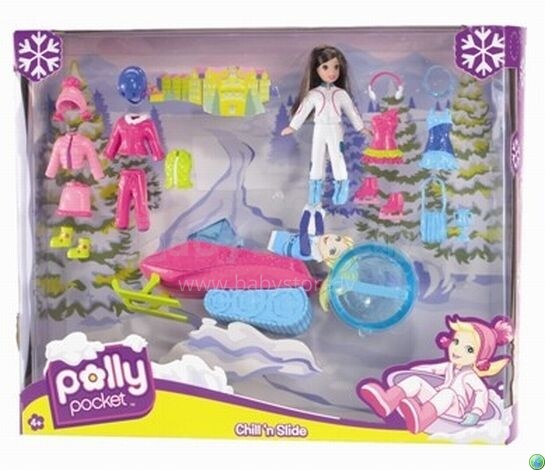 Mattel P5464 „POLLY POCKET ™“ lėlės „Pollia“ žiemos pramogos