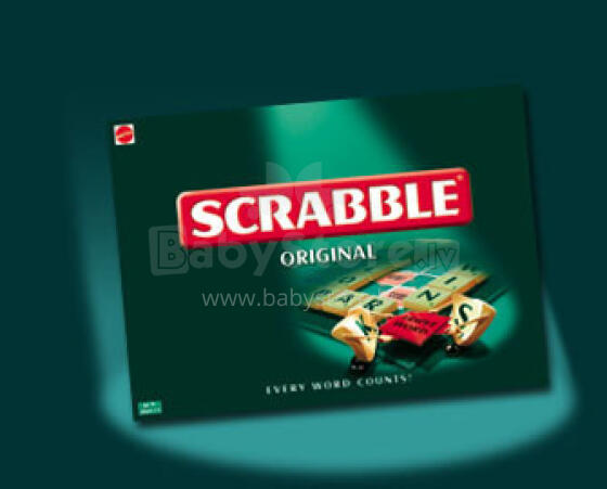 Mattel 51285 vārdu spēle SCRABBLE (english)