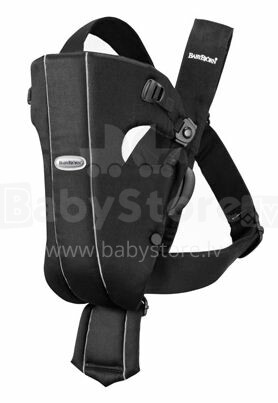 Babybjorn Baby Carrier Orginal Black 2013 Klasiskā tumša dizaina ķengursoma 