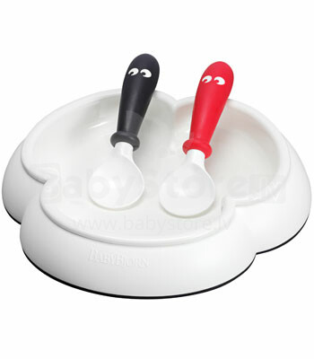 BABYBJORN Plate and Spoon Snow White  