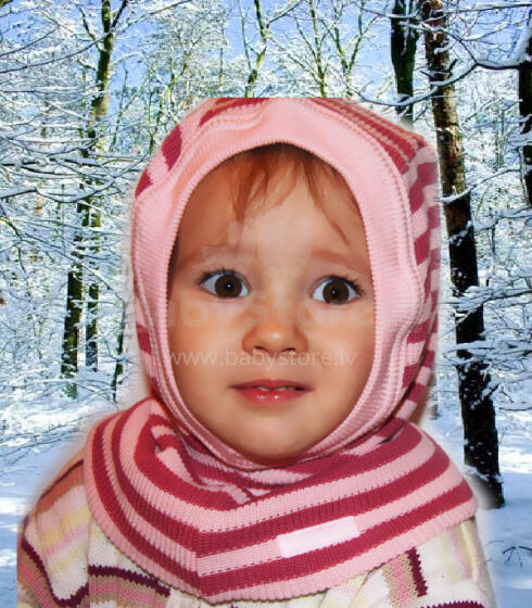 Capsandmore Soft&Warm Art.21936 Silta Bērnu cepure ar apkakli