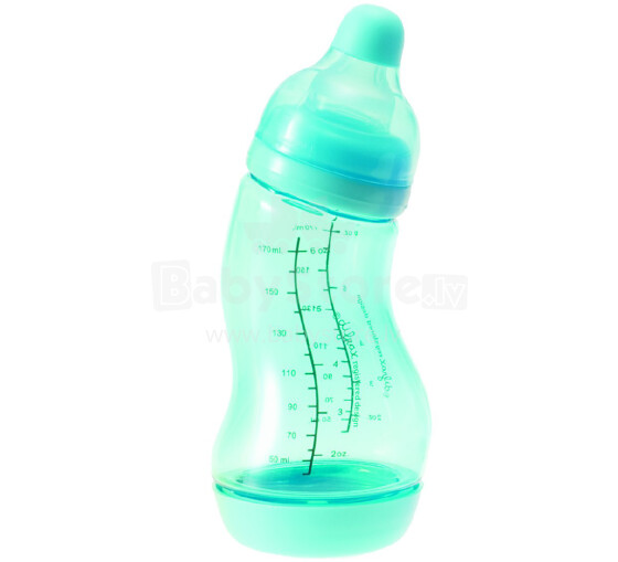 Difrax S-formas pudelīte 170 ml aqua Art.705