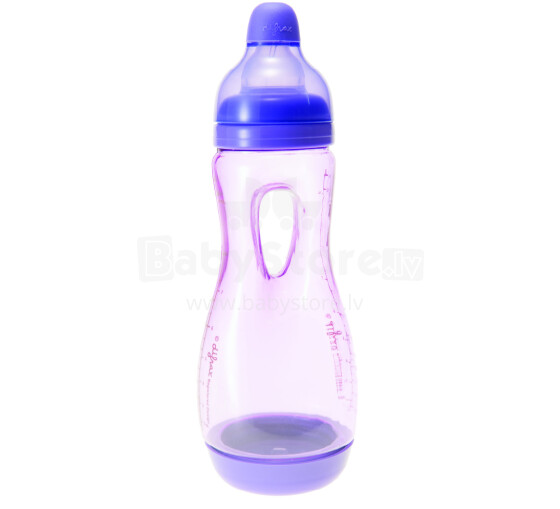 Difrax Easy grip butelis 250ml violetinis