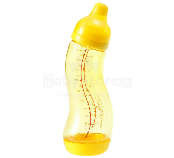 Difrax 706 S formas pudelīte 250ml Yellow