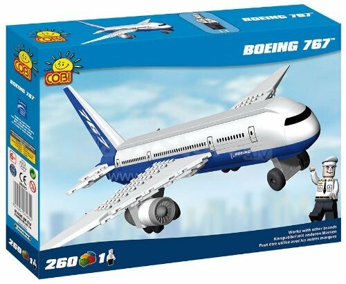 COBI Lidmašīna Boeing 767 /260el./ 26260