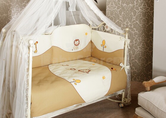 FERETTI - Bērnu gultas veļas komplekts 'Diamond Lion Prestige' SESTETTO PLUS 6 