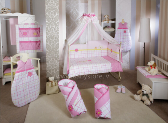 FERETTI - Bērnu gultas veļas komplekts 'Bella Rose Premium' Quintetto 5 