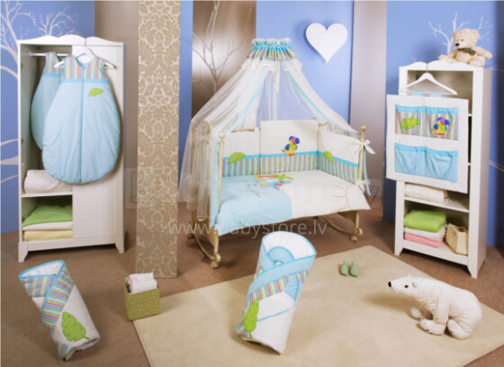 FERETTI - Bērnu gultas veļas komplekts 'Tropical Island Premium' TERZETTO 3 