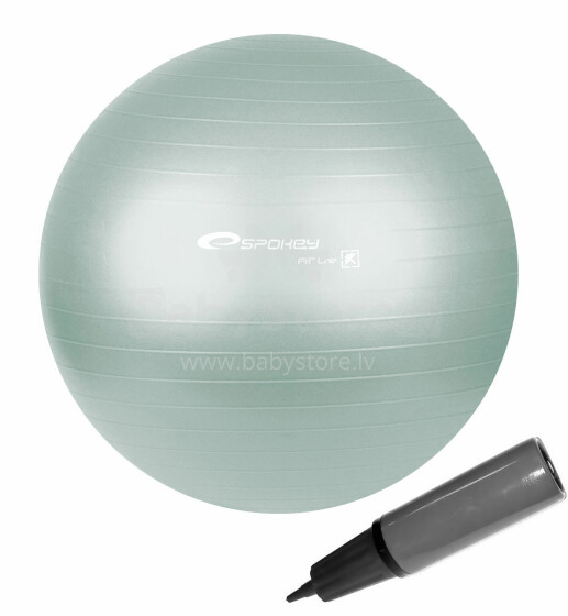 Spokey 86161 Гимнастический фитбол-мяч с насосом 85 см, для занятий аэробикой, финтесом, Боботом..