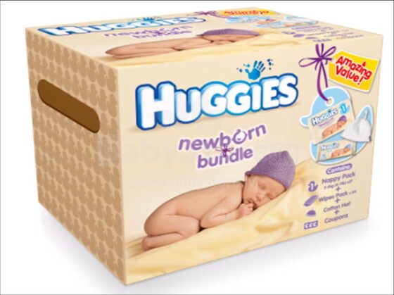 Huggies Newborn 107509 starta komplekts 1.izmērs (2 - 5 kg)