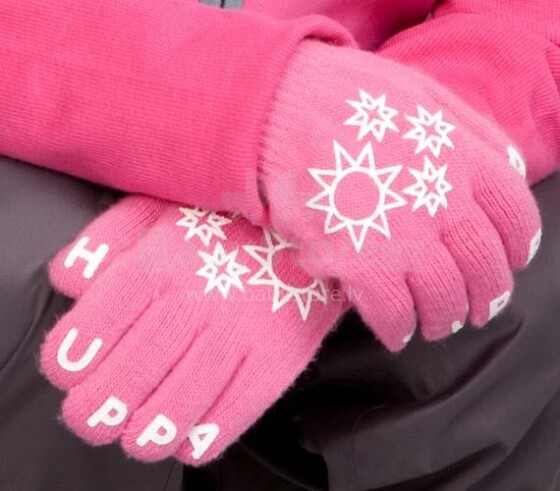 8204AS11 Huppa Детские вязаные перчатки BЕСНА / ОСЕНЬ 2011   