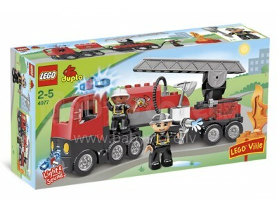 LEGO DUPLO FIRE ugunsdzēsēju mašīna 4977 