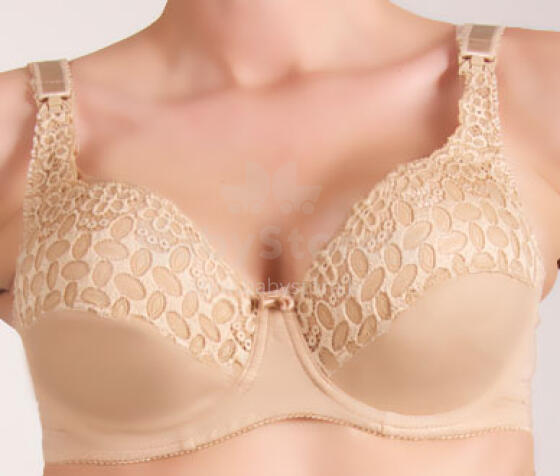 Naturana Art.87703 Beige Бюстгальтер для кормления с отстёгивающейся чашкой