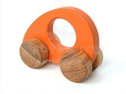 Eco Toys Art.12006 Детская деревянная игрушечная  машинка