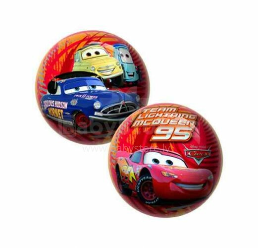Smoby Art.2674S rubber ball with the image of  Cars 23 cm
