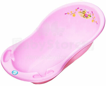 Klasiskā bērnu vanniņa Tega Baby Funny Turtle pink 86 сm