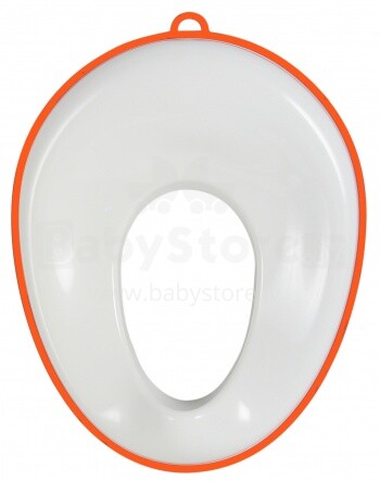TEGA BABY - tualeto dangčio reduktorius - baltas - oranžinis