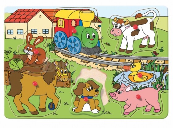 Woodyland Art.93007 puzzle 'Train'