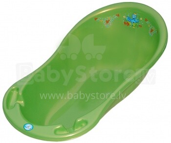 TEGA BABY - bērnu vanniņa ar astoņkāju 86cm OS-004 - zaļš