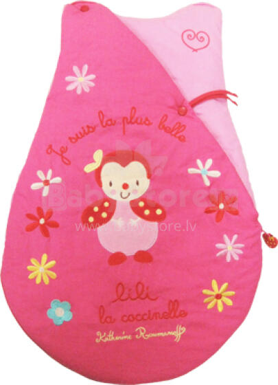 Babycalin Katherine Roumanoff Collection Lili Coccinelle - 2012 Bērnu kokvilnas guļammaiss ROU401101 