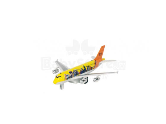 Goki Airplane Art.VG12144 Самолет, cвет, звук (желтый)