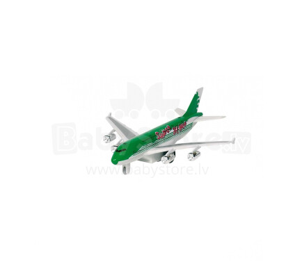 Goki Airplane Art.VG12144  Самолет, cвет, звук (зеленый/белый)