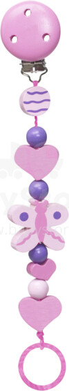 PLAYSHOES 781732 Pacifier Chain Butterfly - the holder for a dummy