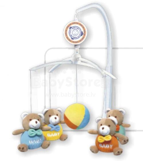 Baby Mix Musical Mobile 715M Музыкальная карусель с мягкими игрушками