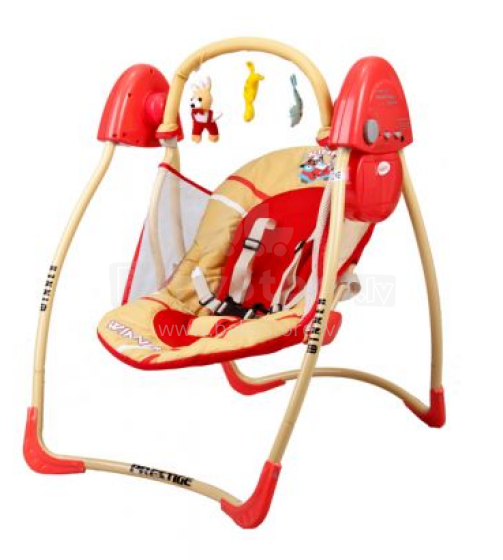 Arti Beauty HSW107 3-vienā šūpuļkrēsls, red Winner