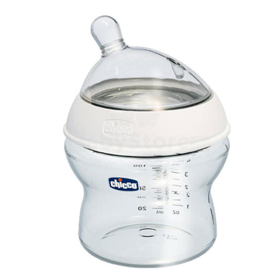 Chicco Step Up 1 Art.80711.00  Бутылочка пластик, соска силикон, 150 мл.  0% BPA 0m+
