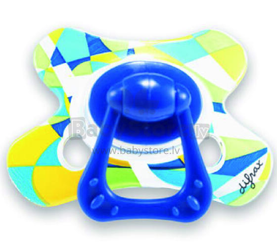 Difrax Art.800 Soother Dental+ring Ortodentiskais knupis 6+ ar gredzenu