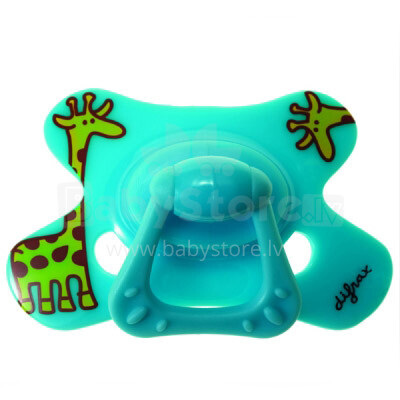 Difrax Art.802 Soother Combi+ring соска 18+ с колечком