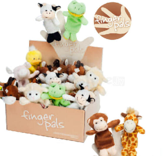 Teddykompaniet 2015 Farm Animal Funky little finger puppets Lelles Pirkstiņam 1 gab.