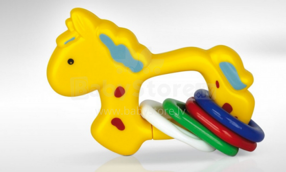Akuku rattle A0166 Цветная развивающая погремушка, Прорезыватель для зубов