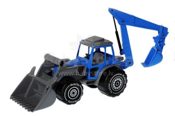 Plasto 1614 - Traktors ekskavātors-buldozers